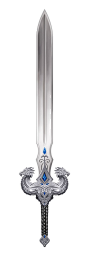 The Silver Talon, a magical long sword found in the dungeon ruins of the manor…: