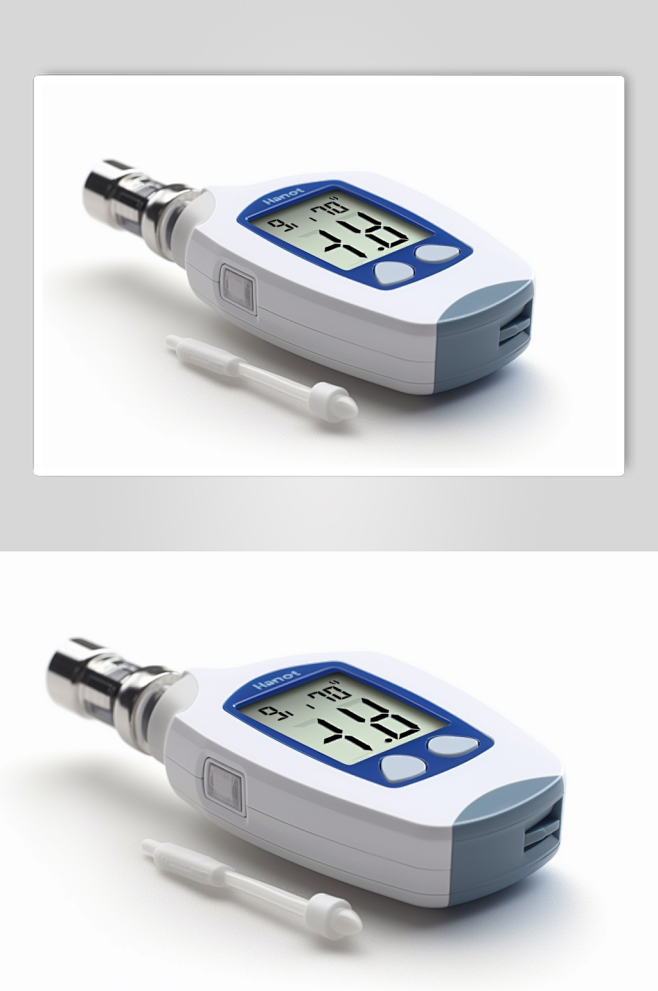 AI数字艺术血糖测量仪医疗仪器摄影图片-...