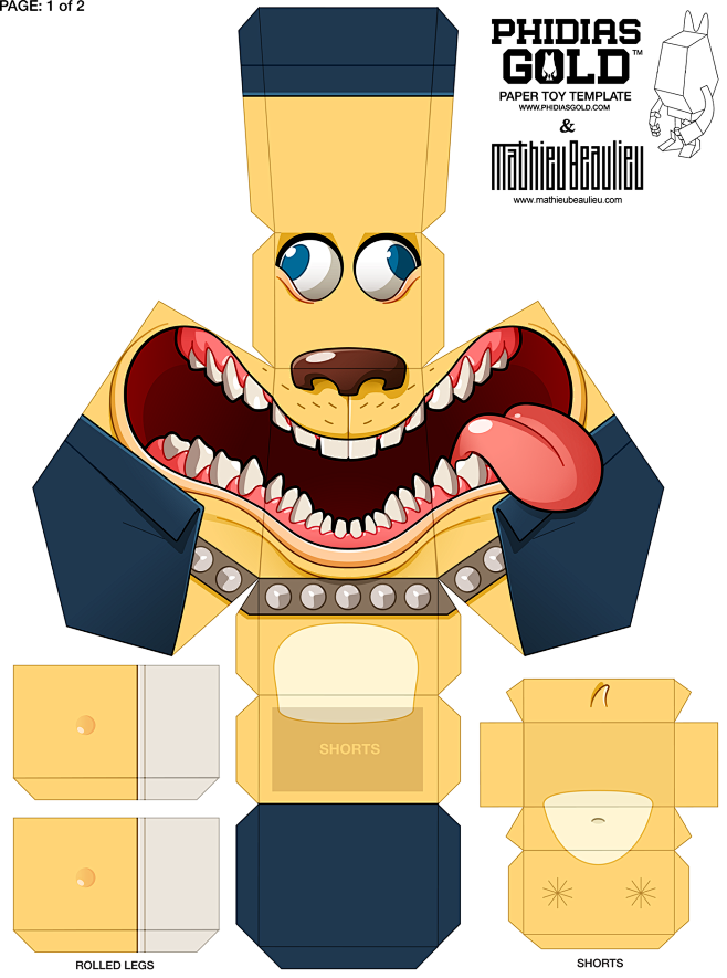 Paper Toy: Yellow Do...