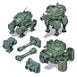 Mech Tank Concept Art by Nerd-Scribbles