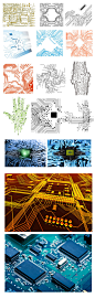电路板电子元件免抠素材