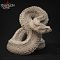 Giant_Snake, Thierry Masson : Digital sculpture made for the amazing Solomon Kane KS by Mythic Games which I had the honor to work on. 
The concept for this one was quite simple, nice lines for the suggested movement and just a few recommendations... big,