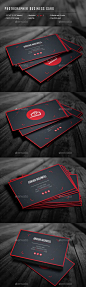 Photographer Business Card Template #design Download: http://graphicriver.net/item/photographer-business-card/12447034?ref=ksioks: 