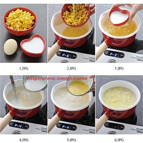如何做椰香粟米羹的做法（玉米鸡蛋羹）