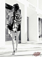 大膽的決定 Alessandra Ambrosio by Bleacher & Everard for Harper’s Bazaar Russia February 2014