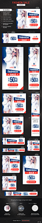 Fashion Sale Banners - Banners & Ads Web Elements