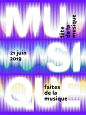 Fête de la Musique, 2019 - Ministère de la Culture - Des Signes - Muchir et Desclouds - Studio de graphisme à Paris