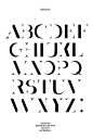 type-lover:  SKRAA #1 Designed by Line Otto. #lettertype #alfabet #typografie