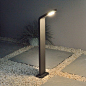 Insika Bollard Light - Graphite - Warm White LED  景观灯具