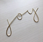 Handmade (gold pictured) wire 'joy' wall sign. Wire art, wire words, Christmas, bedroom, scandi, wall sign, wall decor. Dreamy font : Handmade wire ‘joy’ wall sign, wall decor. The perfect statement piece for your home at Christmas. Dreamy font  See pictu