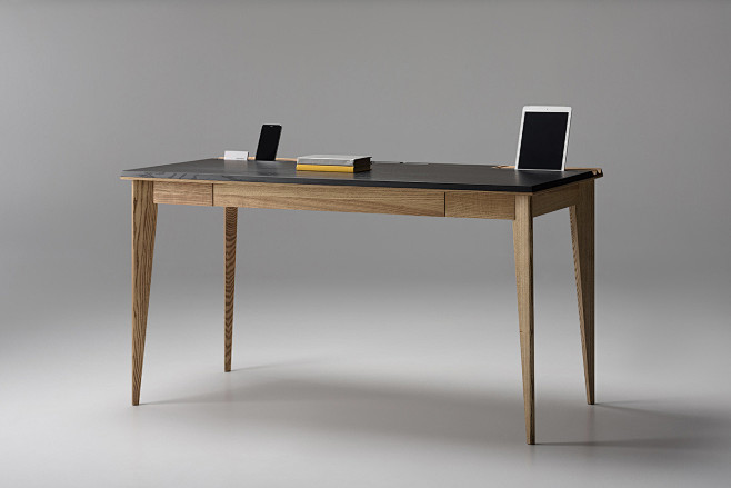 家具设计，电脑桌，办公桌，实木，收纳铅笔...