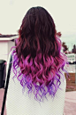 purple ombre hair... Me likey