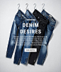 Denim der Saison – neue Waschungen und Modelle: 