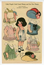 Dolly Dingle's Little Friend Maxine and her New Dresses  paper doll  1920  Artist:  Grace G. Drayton: