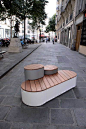 mmcité - products - park benches - urban islands