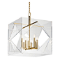 HUDSON VALLEY LIGHTING - Hudson Valley Lighting Travis-Chandelier, Aged Brass - Free Shipping