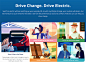 Mark Boardman - Drive Change. Drive Electric : Mark Boardman worked with the team at Edelman DC on their fantastic campaign Drive Change. Drive Electric. Mark's bright, graphic artworks worked perfectly for the campaign which was recently launched at the 