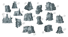 小狼呱采集到线稿  【建筑】