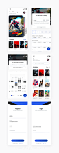 电影票预订APP应用界面设计 Movie Booking App iOS 每日UI源文件分享 :  