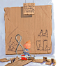 Stories of numbers. Children's book : New children's book about the numbers. While creating the illustrations I was imagining that children are reading this book and staging a play. They were mostly using old cardboard boxes for scenery :)