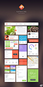 【每日素材！Flattastic的UI套件打包下载】该组件采用四对互补色，清新自然，舒适易用。psd已妥妥打包。@微盘 下载请戳→http://t.cn/z8eF4VD @bubble丹 【更多2013最新PSD界面下载请戳→http://t.cn/zTqvQ8i 】