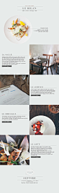 Restaurant Paris //  simple resturant website design