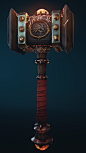 Doomhammer - Stylized PBR, Alex Coman : Project done entirely on stream over at https://www.twitch.tv/alexcoman !
Fan art of the World of Warcraft DoomHammer. I added a bit of my spin to it in the form of cracks at the top part to symbolize the creation o