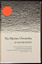 The Martian Chronicles by Ray Bradbury. Avon CT, Limited Editions Club, 1974. Illustrated by Joseph Mugnaini.