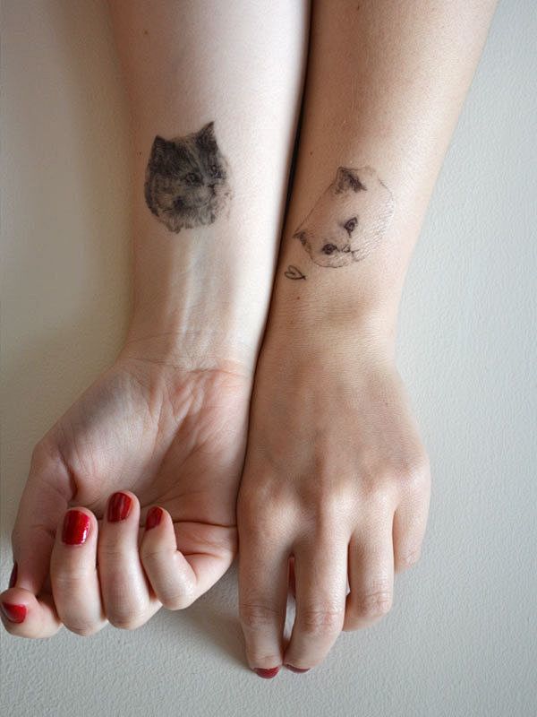 Cat Tattoos! Yes.