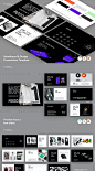 【PPT-1530】Moodboard欧美杂志设计创意视觉品牌调性风格PPT模板-淘宝网