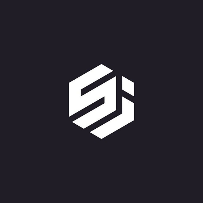 LOGO-SJ-多字母logo-六边形l...