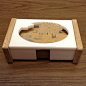 创意亚克力中式园林隔断雕花名片盒有机玻璃手工设计款名片收纳盒 原创 新款 2013