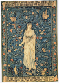 19世纪英国设计师William Morris设计的地毯和挂毯。William Morris是19世纪英国最重要最有影响力的设计师。