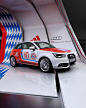 Audi Adidas fair stand on Behance