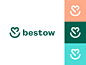Bestow Logo线条艺术生活心脏人寿保险品牌指南图标品牌标识品牌徽标