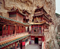 The dramatic Hanging Monastery, a five-hour drive from Pingyao, was founded about 1,400 years ago; it was most recently restored in the Qing Dynasty.