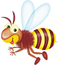 卡通蜜蜂png图片bee小蜜蜂 PNG透明元素