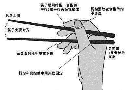 这个必须要转发，至今还不会正确用筷子孩纸...