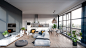 Groeneweg | CGI : Visuals for a residential building and 2 interiors in the netherlands.