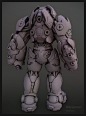 Eat3d Mech Clay Render Back by ~MikeJensen on deviantART