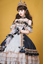 【定金】大英美术馆JSK 花神的祈愿原创 洛丽塔Lolita古典洋装裙-淘宝网