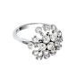 Diamants Légers de Cartier戒指 - 白18K金，钻石 - 戒指 女士系列 - Cartier