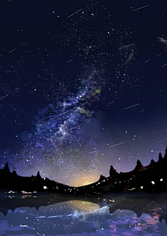 Larmean采集到<星空>静月如水，星夜如隧……