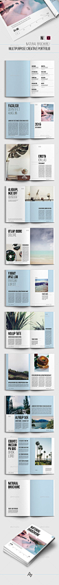Natural brochure / Multipurpose Creative Portfolio                                                                                                                                                                                 More