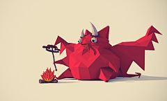 YuggR采集到Low Poly Creature