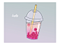 Dribbble Drink drink debut shot animation hello dribbble illustration