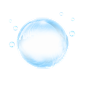 透明PNG 水珠 水泡