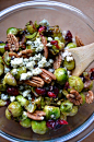 Pan-Seared Brussels Sprouts with Cranberries 