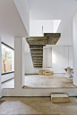 floating concrete stairs: 