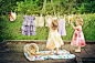I Love This Little Girl Photo Session. ? Fun Summer Sisters Photoshoot Idea In A Backyard Setting Using Laundry As Props! Child / Family Photography ?